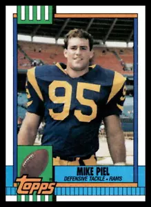 1990 Topps Mike Piel #81 Los Angeles Rams Football Card - Picture 1 of 2