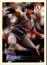 1996 Topps St. Louis Cardinals Baseball Card #167 Danny Jackson