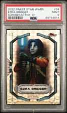 2022 Topps Finest Star Wars Superfractor #34 Ezra Bridger 1/1 PSA 9 MINT