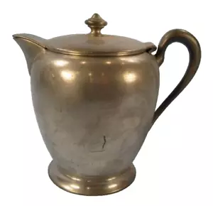 Pewter Coffeepot Teapot Hinged Lid Individual Made for Gimbel Brothers (O) - Picture 1 of 11