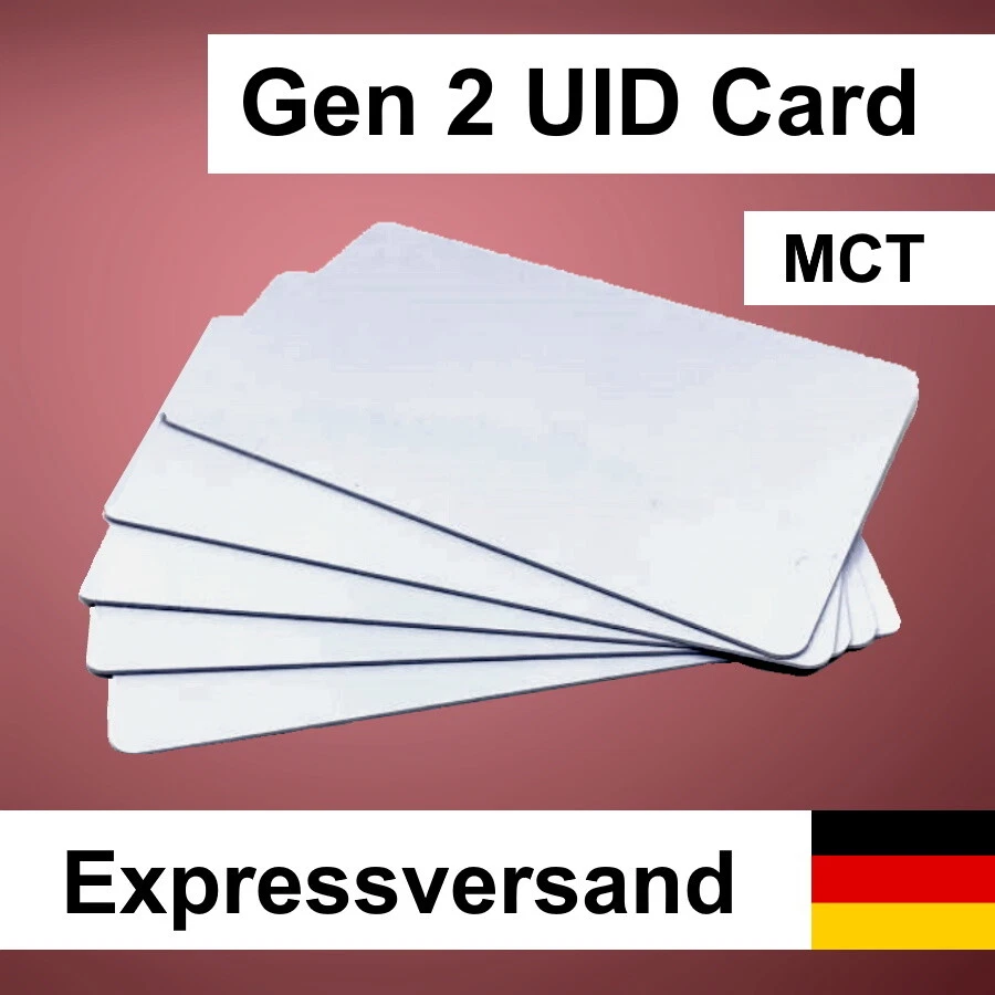 MARKENLOS 1-20 UID gen 2 MCT Clone Card CUID 4-Byte NFC Tag compatible con Mifare Classic