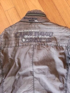 Camp David Parka, Gr. S, braun. div. Logos. - Bild 1 von 6