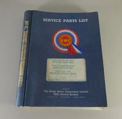 Catalogo Ricambi BMC Austin / Morris Mini / Riley Elf / Wolseley Hornet Corpo - Immagine 1 di 4