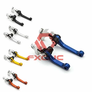 FXCNC Foldable Pivot Clutch Brake Lever For Husqvarna TE250/300 FC250-450 FE250 - Picture 1 of 14