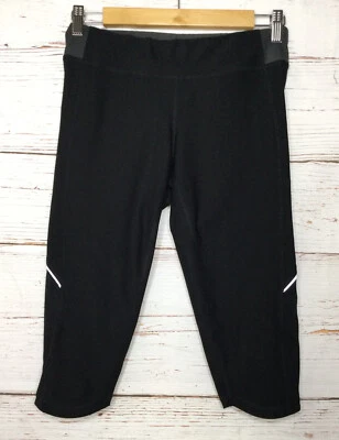 Leggings recortados Capri deportivos Lucy Tech negro gris talla pequeña Foto 1 de 4