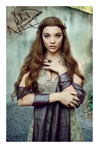 Natalie Dormer Margaery Tyrell Signed A4 Photo Print Game Of Thrones GOT Cover