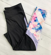 DSG Dick's Sporting Goods Girls Full Length Athletic Leggings XL XLarge 16 Black