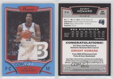 2008-09 Bowman Draft Picks & Stars Bowman Relics Blue /50 Dwight Howard #BRDHO
