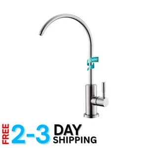 Durable Single-Hole Kitchen Faucet: Brushed Nickel Water Filter for RO Systems - Picture 1 of 8