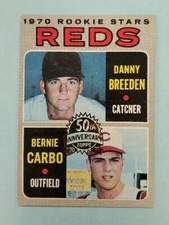 2019 Topps Heritage 1970 Reds Rookies 50th Anniversary Stamped Buyback Card