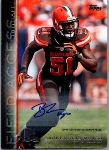 2015 Topps Field Access #198 Barkevious Mingo Autographs Gold - Picture 1 of 2