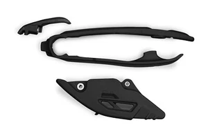 UFO Chain Slider & Guide Kit KTM SX SXF 2023 – 2024 EXC EXCF 2024 BLACK - Picture 1 of 1