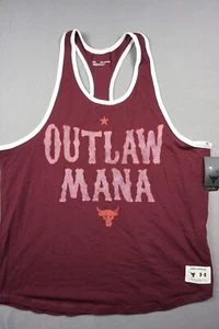Under Armour Project Rock Size 2XL Outlaw Mana Tank Muscle Shirt - Picture 1 of 5