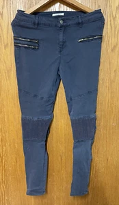 Elan Hose Damen Medium Navy Blau Stretch Komfort Freizeit Stylisch Hose Damen - Bild 1 von 8