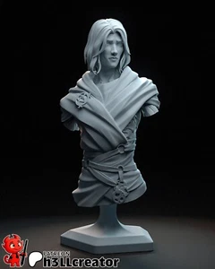 Viktor Bust – Arcane - League Of Legends- 3D Printed Resin Miniature – Unpainted - Imagen 1 de 7