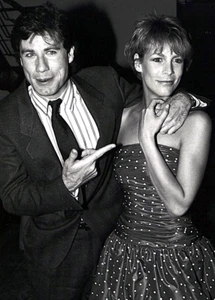 Jamie Lee Curtis and John Travolta at the Perfect premiere  Photo Magnet @ 3"x5" - Picture 1 of 1