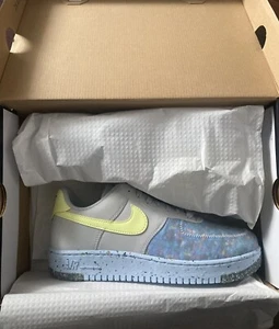 Nike Air Force 1 Crater Sneaker Men’s 8.5 Women’s 10 Pure Platinum Barely Volt - Bild 1 von 6