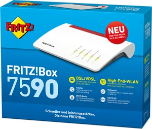 AVM FRITZ!Box 7590 - VDSL-Supervectoring Router mit Wi-Fi 5 (WLAN AC) 4x4 MIMO - Bild 1 von 3