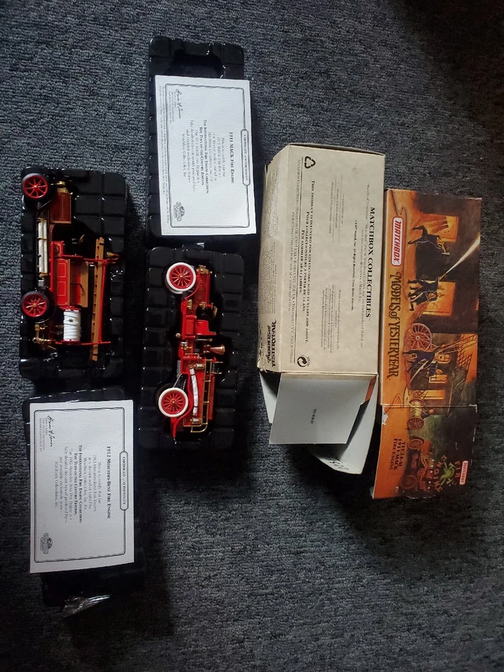 Matchbox Models Of Yesteryear 1911 & 1912 Mack & Mecedes. - Image 1 of 4