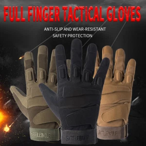 Tactical Gloves Motorcycle Military Hunting Shooting Combat Gloves for Men Women - Picture 1 of 18