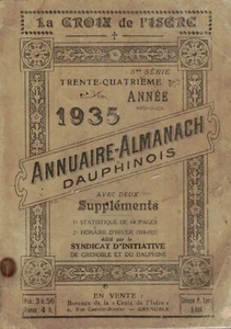 LA CROIX DE L'ISERE - VERZEICHNIS-ALMANACH DAUPHINOIS 1935  - Bild 1 von 5