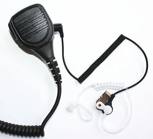 Heavy Duty Speaker Mic + Listen Earpiece For ICOM Radio IC-12GAT IC-2SE I305O41 - Picture 1 of 5
