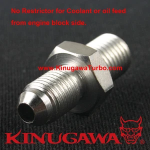 4AN Adapter Fitting M12x1.25 TF035HM TD04 RHF4 RHF5 RHF5H Turbo Coolant - Picture 1 of 3