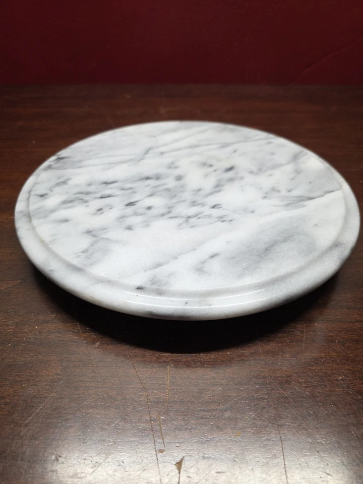 "Mármol Carraline 12"" Lazy Susan Catco hecho en Italia" Foto 1 de 4