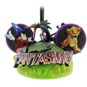 Fantasmic Ears Ornament From Disney Parks New A6S3E - Picture 1 of 2