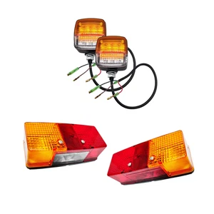 4 Stück Frontleuchte LED Arbeitslicht & Rücklicht Warnleuchten für Gabelstapler - Bild 1 von 13