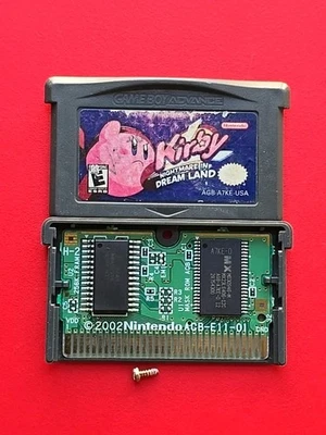 Kirby Nightmare in Dream Land Nintendo Game Boy Advance Auténtico Flash Guardado Foto 1 de 4