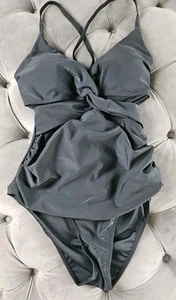 Women's Black One Piece Swimsuit XL Tummy Control - Picture 1 of 4