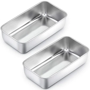 Laibformen zum Backen von Brot, 9 × 5 Zoll Edelstahl Laib Brot Pfannen Formen f... - Bild 1 von 7