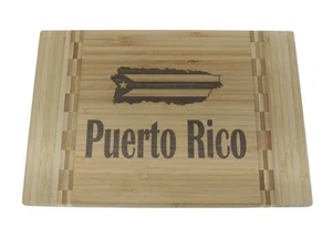 Puerto Rico Bambus Schneidebrett - Bild 1 von 7