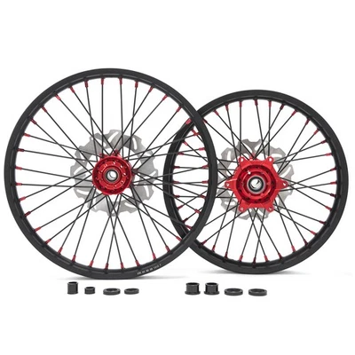 Rotores de ruedas CNC para Honda 21"/19" CRF250R CRF450R 04-12 CRF250X CRF450X 05-09 Foto 1 de 4