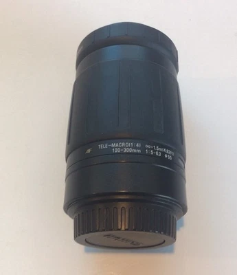 Lente tele-macro para cámara Tamron 100-300 mm F5-6,3, modelo-186D, montaje Canon-EF Foto 1 de 3
