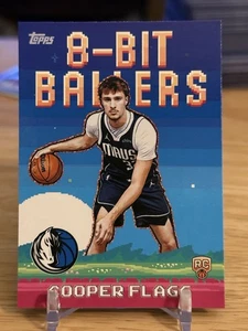 Tarjeta de novato 2025-2026 Topps NBA Cooper Flagg 8 bits Ballers #8B-31 Duke RC - Imagen 1 de 3