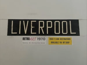 "Liverpool - Liverpool 416 autobús destino ciego 28"" regalo Anfield" - Imagen 1 de 10