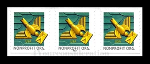 2011 Scott #4495 .05¢ - ART DECO DOVE - VF-MNH-S/A PN#P2222 Coil Strip Of 3 - Bild 1 von 1