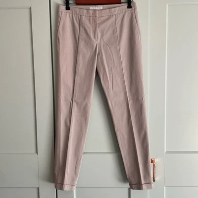 Pantalón pantalón Fabiana Filippi gris ribete plisado puños talla pequeña Foto 1 de 4