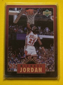 1996 Upper Deck Metal Tin Set Red/Black Bordered Michael Jordan #3 HOF - Picture 1 of 6