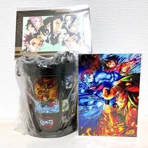 NEW Demon Slayer Popcorn Bucket Mugen Castle Movie Bonus Set Art Stand akaza JP - Picture 1 of 1