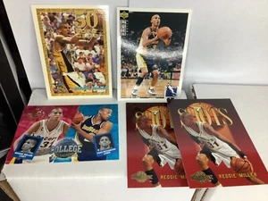 1993-94 Topps Skybox Upper deck Reggie Miller Indiana Pacers 50 Point Club LOT - Picture 1 of 4