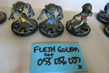 MAGE KNIGHT LANCERS 055 056 057 FLESH GOLEM SET / LOT OF 3 PIECES