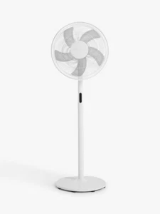 John Lewis 2-in-1 Fan, 16 inch, White desk and pedestal with remote - Picture 1 of 7