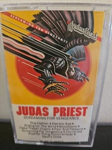 JUDAS PRIEST Screaming For Vengeance 1982 CASSETTE TAPE HEAVY METAL NWOBHM - Picture 1 of 5