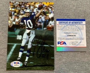 (1976-1984) SEATTLE SEAHAWKS QB- JIM ZORN AUTOGRAPH 4x6 PHOTO PSA/DNA AI93470 - Picture 1 of 1