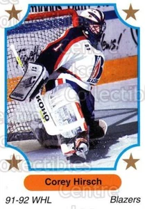 1991-92 7th Inning Sketch WHL #76 Corey Hirsch - Picture 1 of 1