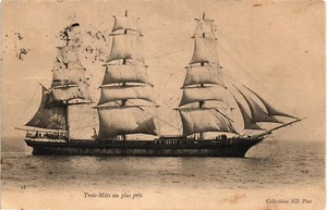 Francia 1905 Postal de Le Havre a París Barcos Barcos (P011) - Imagen 1 de 2