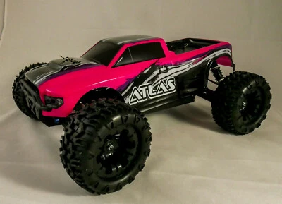 Razzo Racing 1/10 Atlas Electric RC 4wd Truck, 2.4GHz Remote Fast 25 MPH - Image 1 of 4